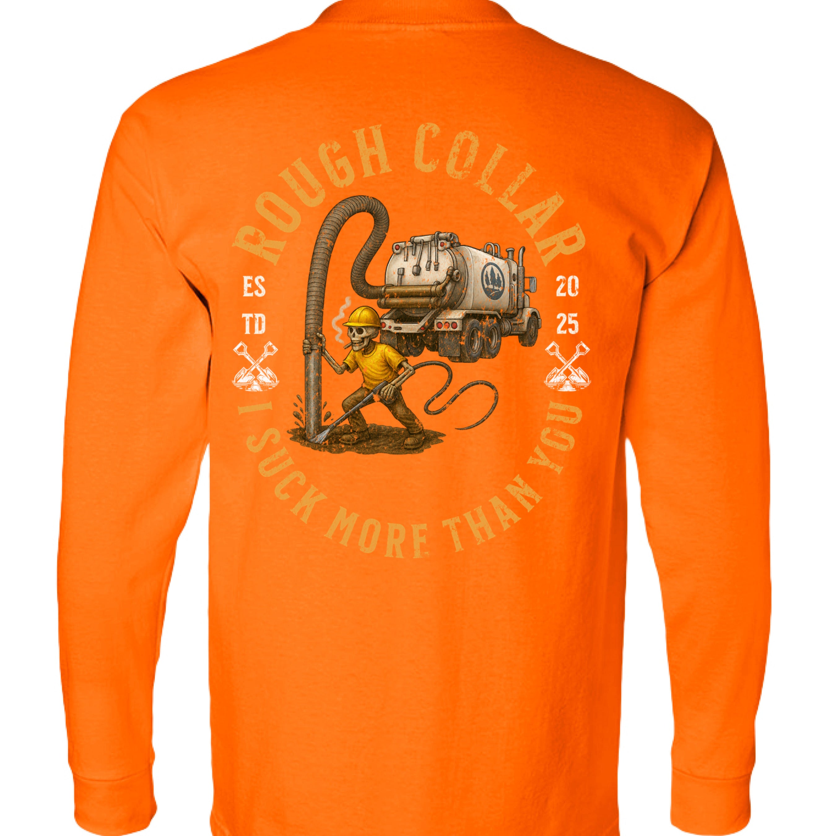Bright Orange - BACK